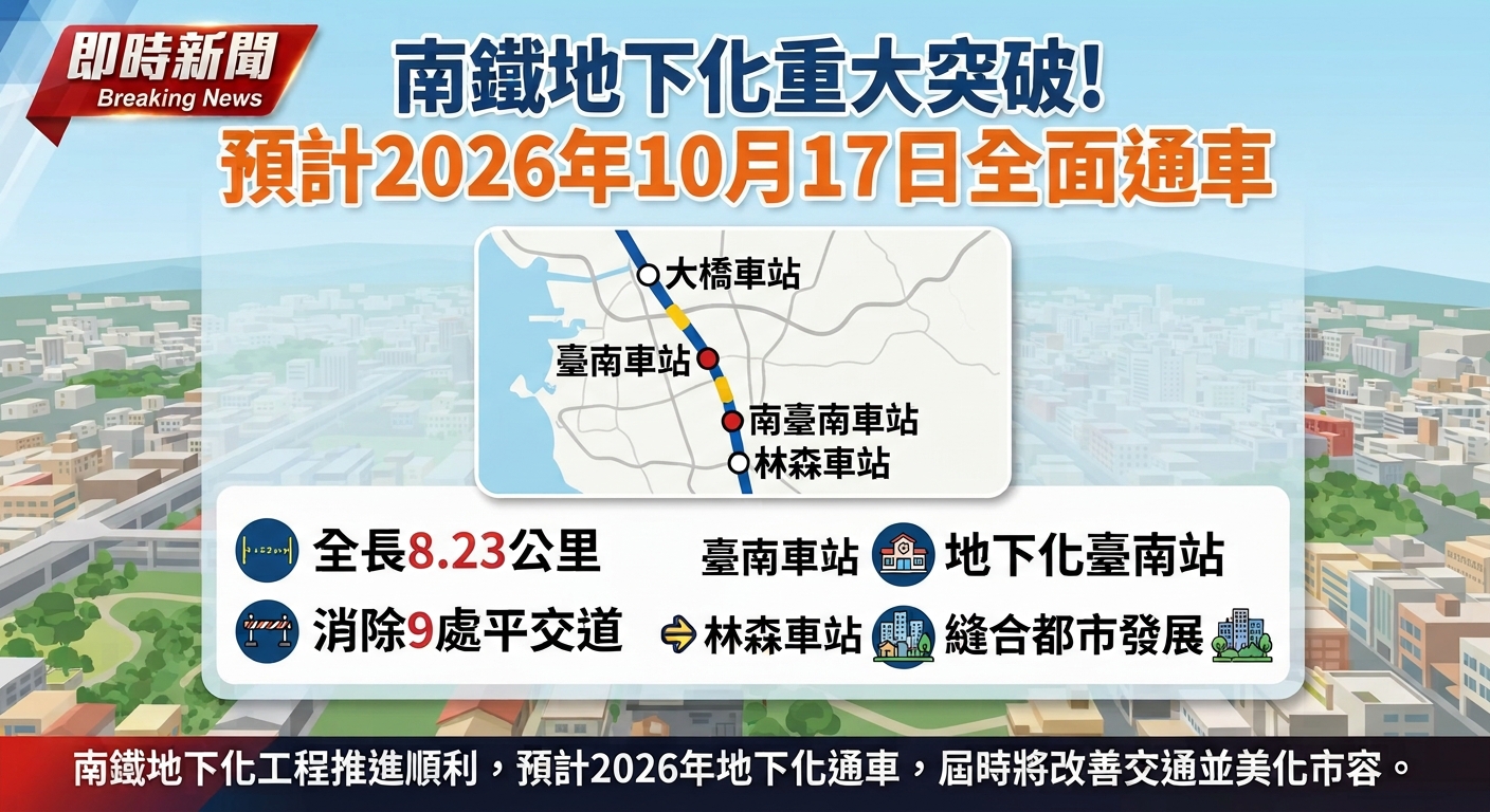 台南鐵路地下化